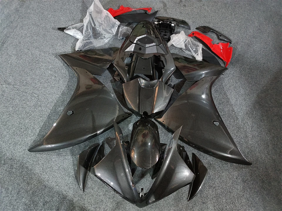 Motocyklová kapotážová súprava ABS plastové telesné vstrekovanie kapotážov karosérie pre Yamaha R1 YZF1000 YZF-R1 2009 2010 2010 2011