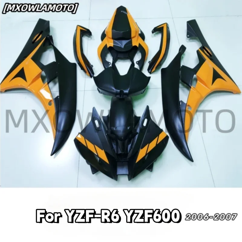 Motocyklová kapotážová súprava Body Plastic pre YZF-R6 YZF600 2006 2007 2007 Príslušenstvo Vstrekovanie celá karoséria
