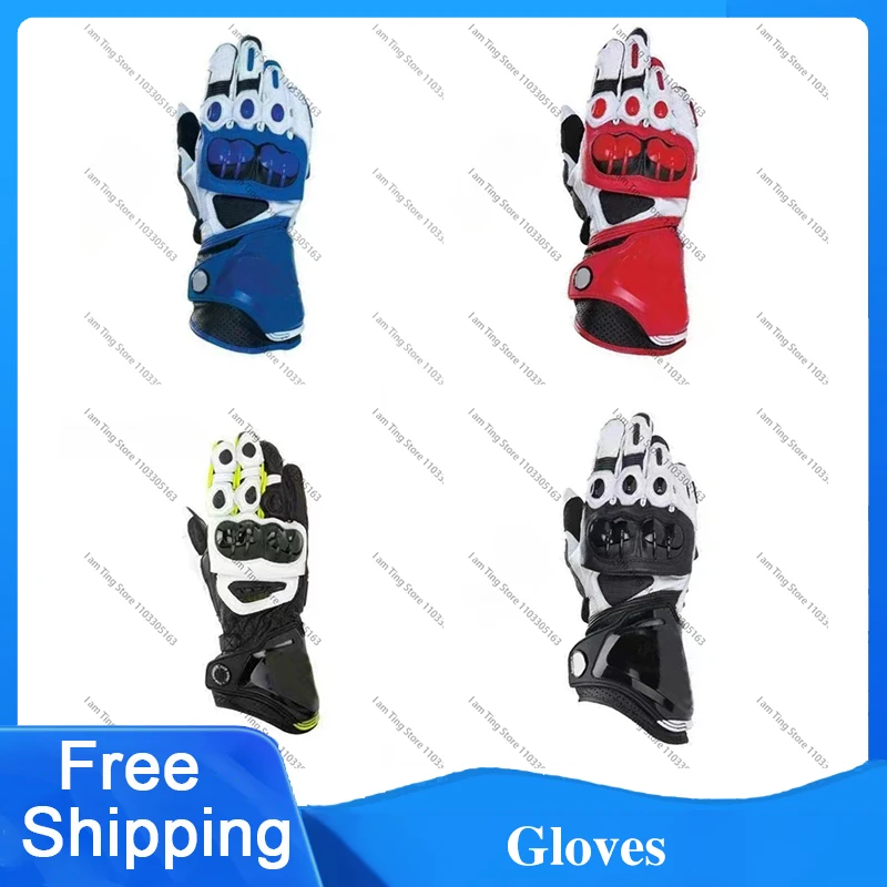 Motocyklová koža Anti Fall Terver Racing Riding Outdoor Ohdroubes Priedušné rukavice dotykovej obrazovky Full Finger