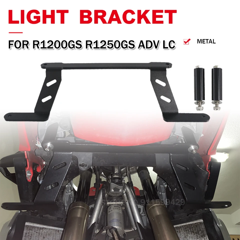 Motocyklová LED svetlá držiak na držiaky Hmlové svetlá držiteľa podpora pre BMW R1200GS Adv LC R1200 GS1250 Adventure 2014-2022 2023