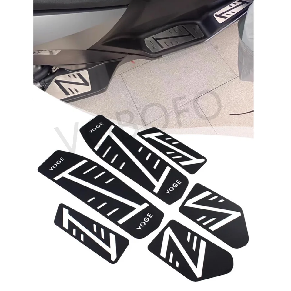 Motocyklová modifikácia z nehrdzavejúcej ocele Foot Pedal Rufované ozdobné príslušenstvo pre Loncin VoGE SR250GT LX250T LX 250T