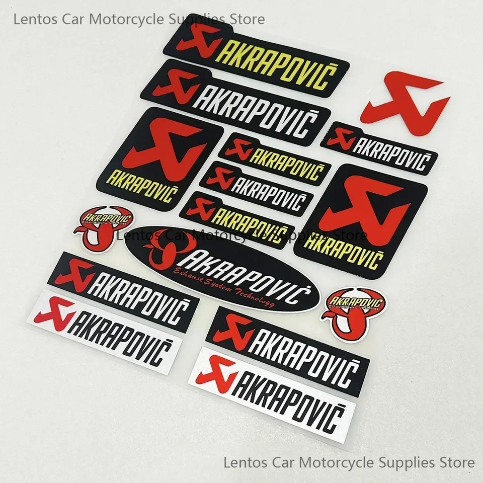 Motocyklová nálepka Akrapovesč Styling vinyl vinyl pre YA-ma-ha hon-da motocyklová prilba prilby vodotesná dekorácia auta