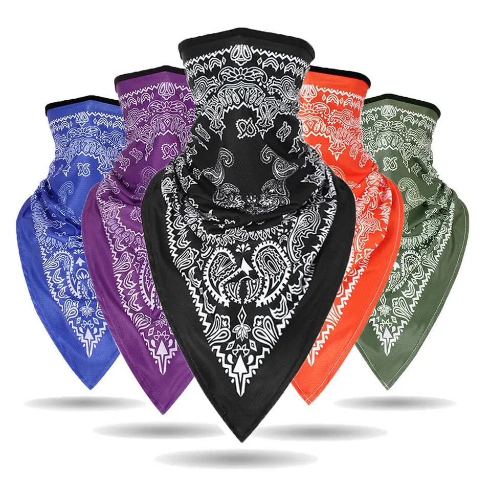 Motocyklová pokrývka pokrývok priedušného krku Balaclava Windooprop Pust Dust Outdoor Bandana Cycling Bike Bike Ski Športové šatky