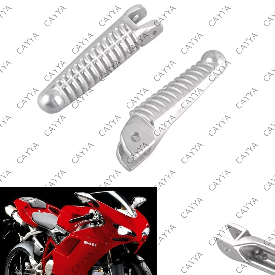 Motocyklová predná noha Footpeg CNC CNC Hliníková pešia peg odpočinok pre Ducati 848 1098 1198 2008 2009 2010 2010 2011 2012 2013 2013