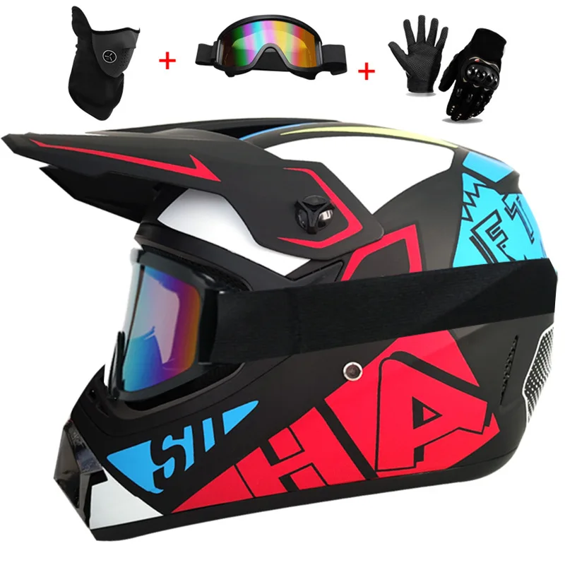 Motocyklová prilba Men ženy Moto prilba prilba prilba prilba Winter Full-Cover Motocykel Fourcycle Four Seasons Universal Garts