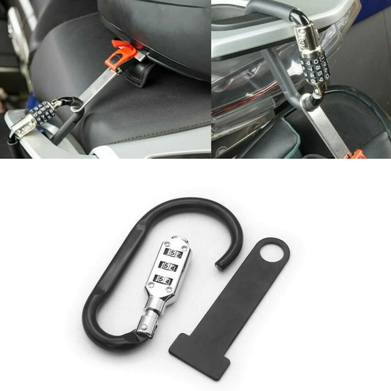 Motocyklová prilba prilba proti krádeži Otvorená prilba na prilbu na tvár + T-bar pre zámok prilby pre pretekárske motocykle