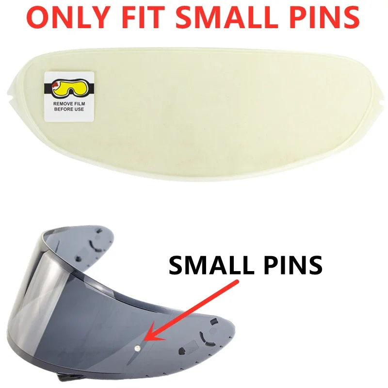 Motocyklová prilba Visor Anti Fog Film Moto prilba X14 Visor Helmets Film pre Shoei X14 CW-1 CWR-1 CNS-1 CNS-3 CWRF CWF1