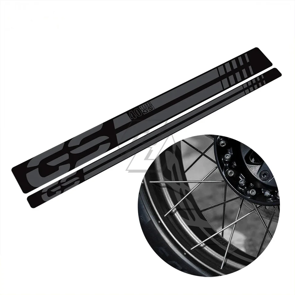 Motocyklová reflexná nálepka RIM STANCER pre BMW R1200GS R1250GS ADVENTURE 2006-2022 40 rokov