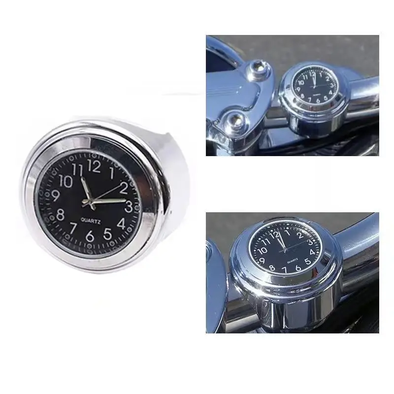 Motocyklová rukavica na ruky na ruky na ruky Quartz Watch Watch Waterproof chrómové príslušenstvo pre Suzuki Inazuma RF400 SV1000 SV650
