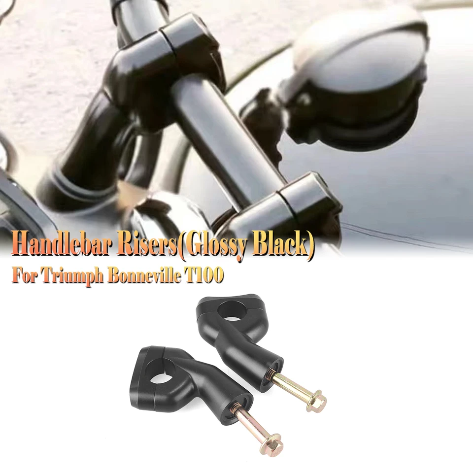 Motocyklová rukoväť rukoväte tyčinky Tupe Risers Kit pre triumf Bonneville T100 T120 Scrambler1200xc Bobber Black Street Twin Bobber