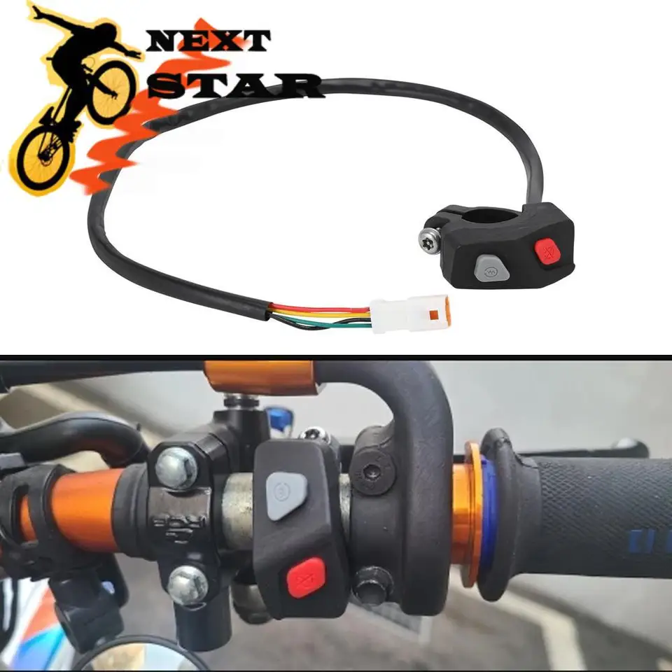 Motocyklová spínač Rukovej páky Horn Lamp Rovene pre KTM EXC 125 200 250 300 XCW EXP SXC RALLE Super ENURO TE FE TX FX