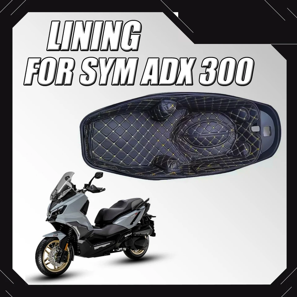 Motocyklová vložka batožinová krabica Vnútorné sedadlo vložky Anti Scratch Nové pre Sym ADX 300 300ADX ADX300 ADX 300