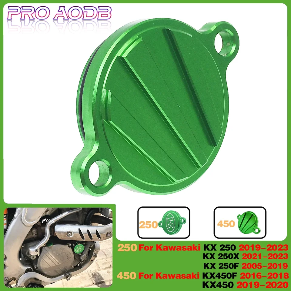Motocyklové diely CNC slabot motokrosový motorový olejový kryt na olejový krycí kryt pre kawasaki kx 250 250x 250f 450f 450 2005-2023
