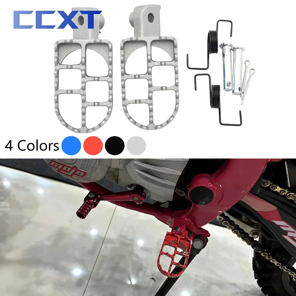 Motocyklové kolíky Foot Ress Footpegs pre Honda XR50R CRF50 CRF70 CRF80 CRF100F pre Yamaha PW50 PW80 Dirt Bike Foot Rests Časti