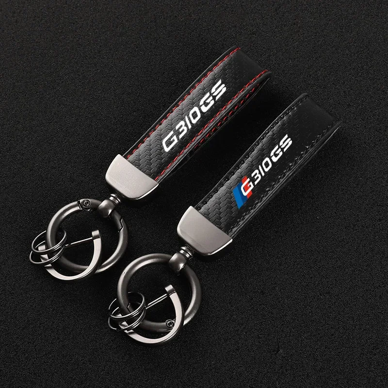 Motocyklové kožené keychainové podkovy spona šperky pre BMW G310GS G310R Accessorie