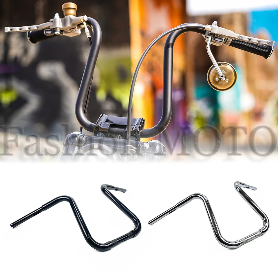 Motocyklové kľuky s tekvicami 1-1/4 až 1 palec pre Harley XL883 XL1200 X48 V72 Classic Deluxe Fat Boy Low Rider Street Bob Bob