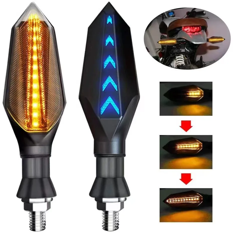 Motocyklové LED signály Indikátory blikajúceho zadného chvosta blesku svetlo zastavenia svetla pre Honda CR250R CRF250 DIO35ZX