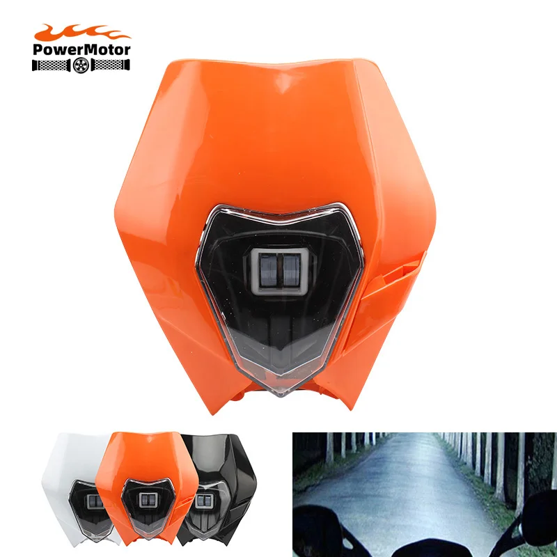 Motocyklové LED svetlomet pre KTM EXP SX XC XCW 125 150 250 300 350 450 530 SETKLAMS MOTOCROSS MOTOKORY Maják Supermoto