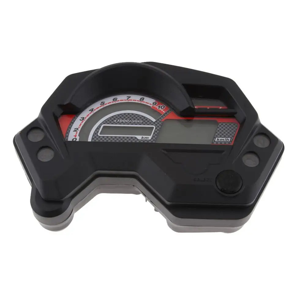 Motocyklové merač LED podsvietenia Digitálny indikátor Svetlo Tachometer Oil Cachometer olejový meter pre Yamaha FZ16 FZ 16 Fazer