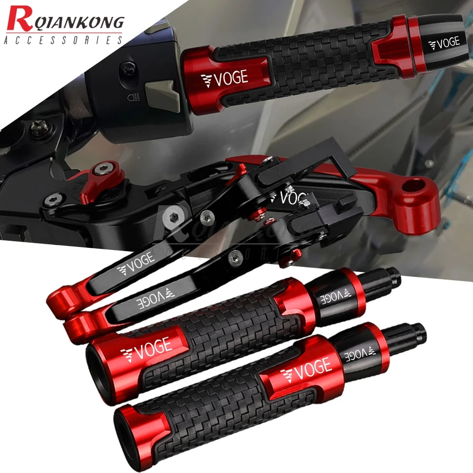 Motocyklové nastaviteľné páky brzdovej spojky pre Loncin VoGE RR525 RR 525 525RR Všetky roky 2022 2023 2024 2025 Konce rukovätí riadidiel