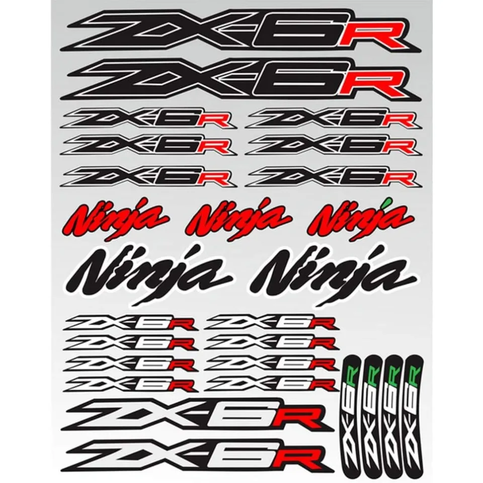 Motocyklové nálepky Body reflexné nálepky dekorácie nálepky na palivové nálepky pre Kawasaki ZX-6R