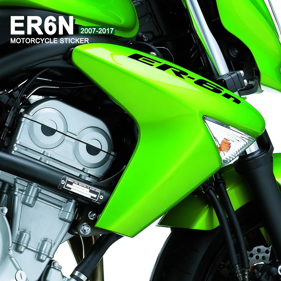 Motocyklové nálepky Vodotesné nálepky pre ER-6N ER6N 2007-2017 2009 2010 2010 2012 2012 2013 2014 2015 2016