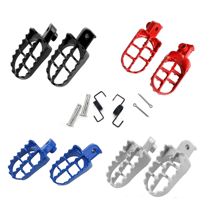 Motocyklové pegs Pegs Less Footpegs pre Yamaha PW50 80 TW200 pre XR50R CRF50 CRF70 CRF80 CRF100F Motorbike Chinese Dirt Pit Bike Bike