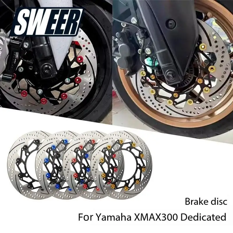Motocyklové príslušenstvo 300 mm brzdový disk rotor pre Yamaha XMAX300 Výmena diel