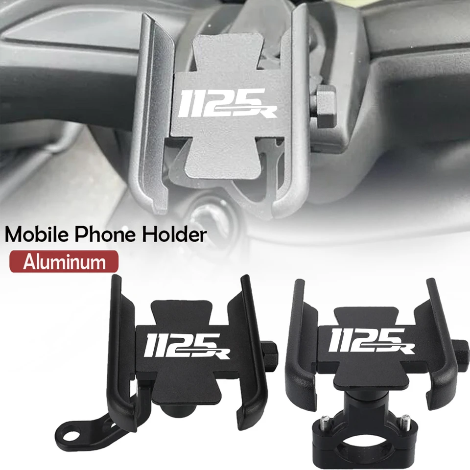 Motocyklové príslušenstvo Držiteľ telefónu GPS GPS držiak na mobilné telefóny Stánok spätné zrkadlo Runchar Mount pre Buell 1125R 1125 R 2008-2009