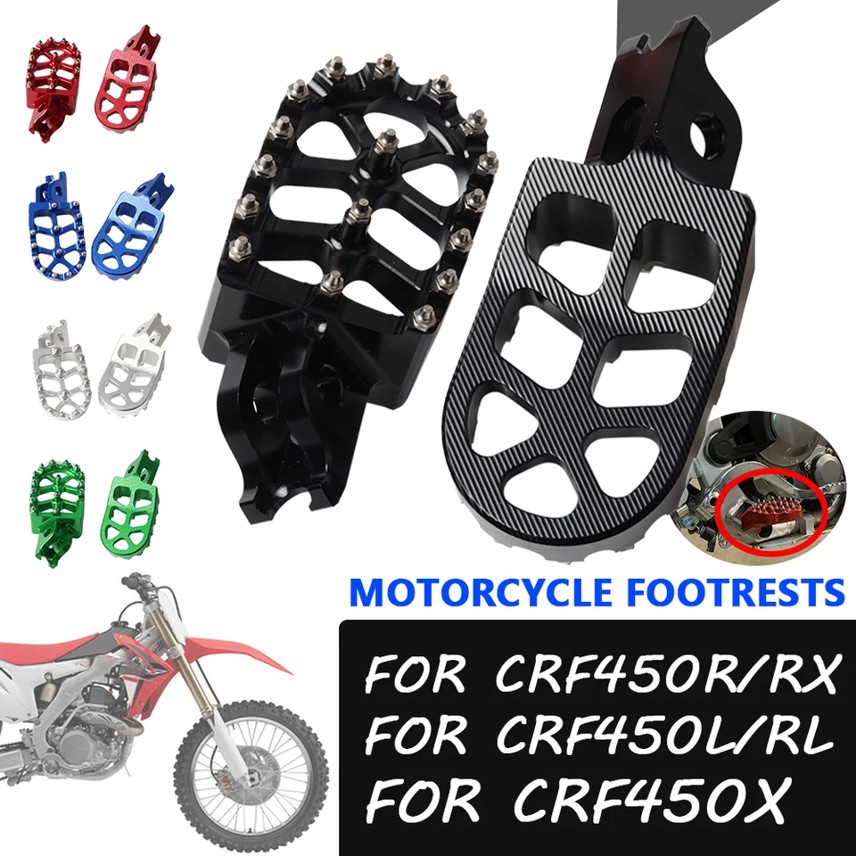 Motocyklové príslušenstvo Footrest Footpegs Foot Pedal pedál pre Honda CRF450R CRF450RX CRF450X CRF450L CRF 450 R RX X CRF450 L RL