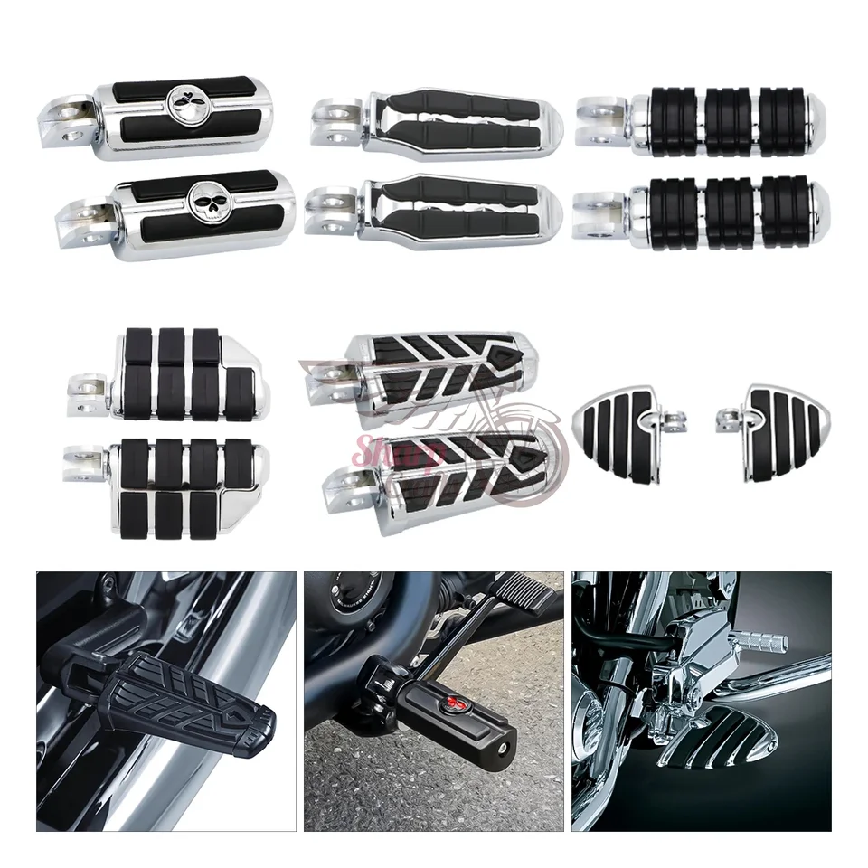 Motocyklové príslušenstvo Front Rider Footrests Footpegs Pedals Podlahové dosky pre Kawasaki Vulcan 650 S EN650 VN650 S650 2015