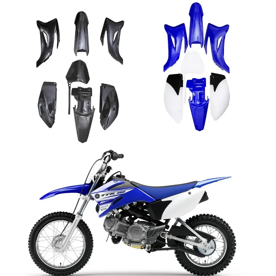 Motocyklové príslušenstvo Plastiky Fender Fender Kit pre Yamaha Ttr110 Dirt Pit Bike Pit Pro SSR170 SDG Motocykle