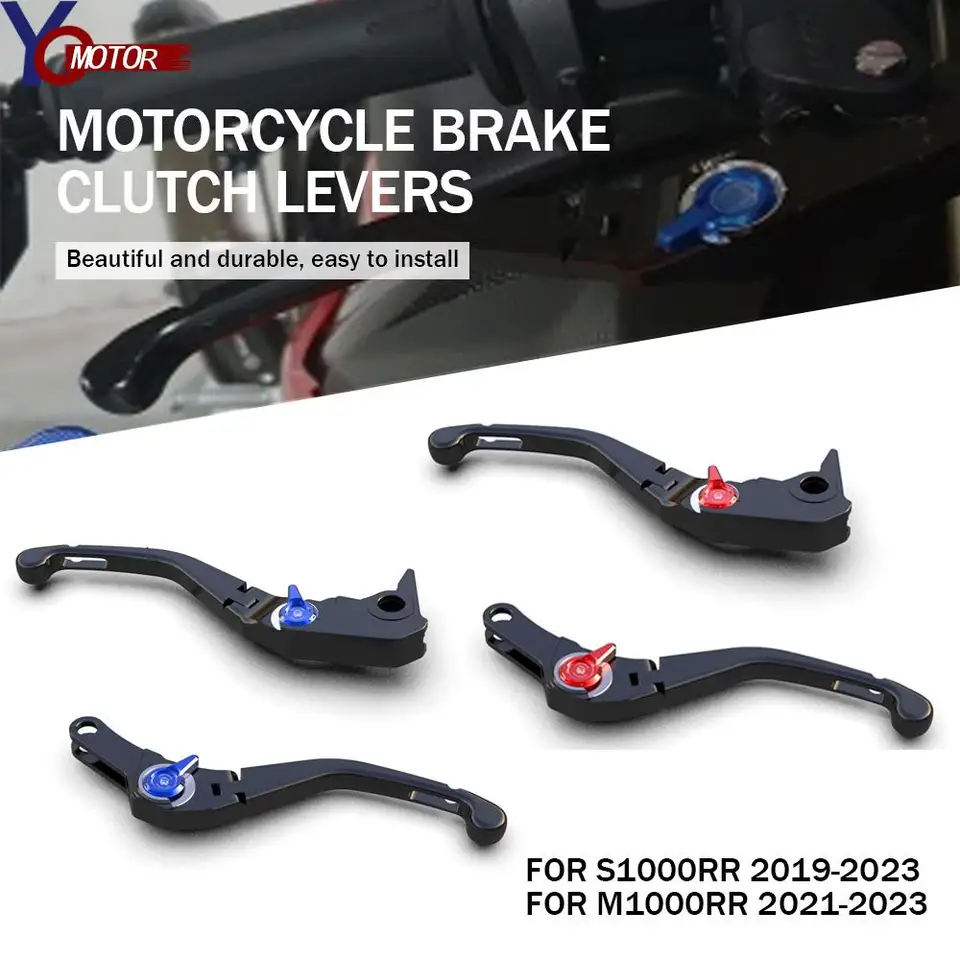 Motocyklové príslušenstvo pre BMW M1000RR 2021 2022 2023 S1000RR 2019 2020 -2023 Nastaviteľné rukoväte Skladacie CNC brzdová páka brzdnej spojky