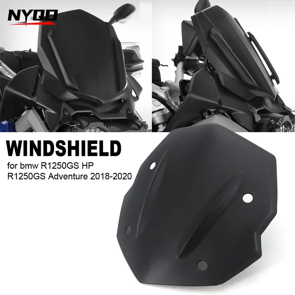 Motocyklové príslušenstvo pre BMW R1250GS HP Adventure Motocykel predné čelné sklo Činné sklo vzduchového deflektora Dve farby voliteľné