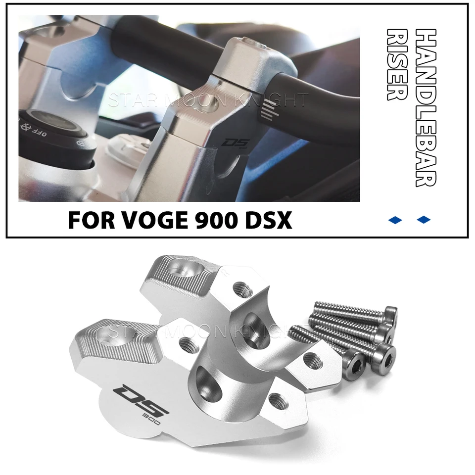 Motocyklové príslušenstvo pre VOGE DSX 900 DS900X DSX900 2024 RIGHER CLAMP CLAMP CLAPPER BARRAISERS UP a dozadu