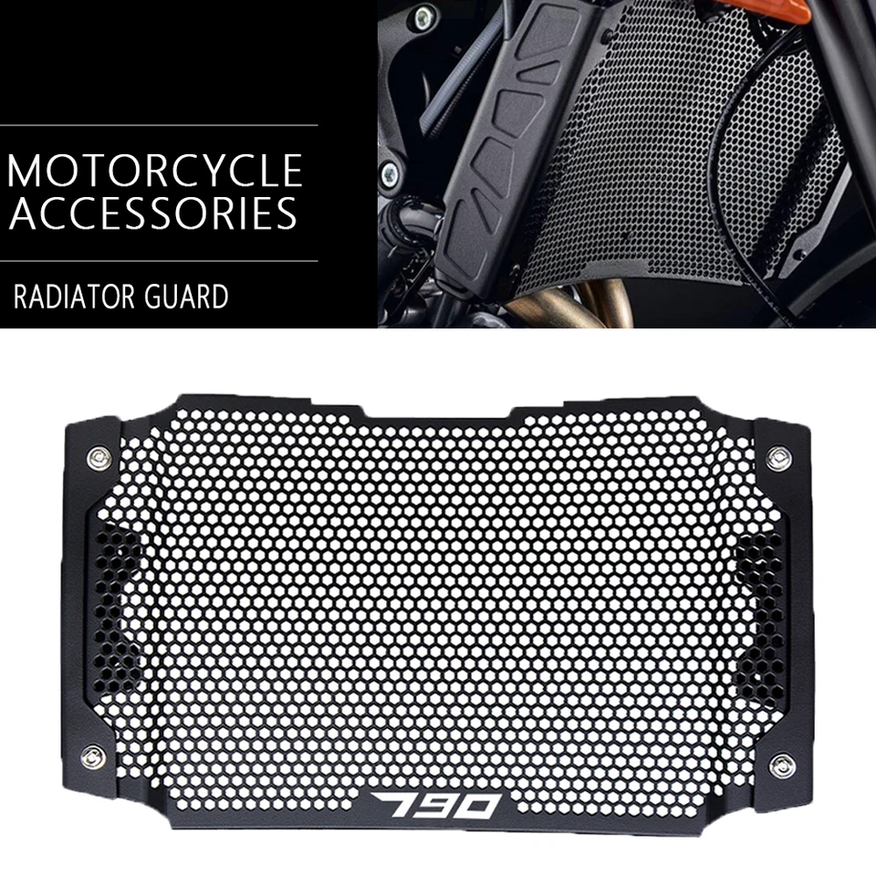 Motocyklové príslušenstvo Radiator Grill Cover Cover Protector Ochrana vodnej nádrže pre 790 Duke 790 Duke790 790Duke 2018 2019