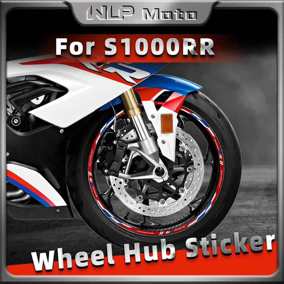 Motocyklové príslušenstvo Reflexné nálepky na nálepku kolies 17 ″ nálepky na pásové pásové pásky pre S1000RR S 1000RR S 1000 RR S1000RR