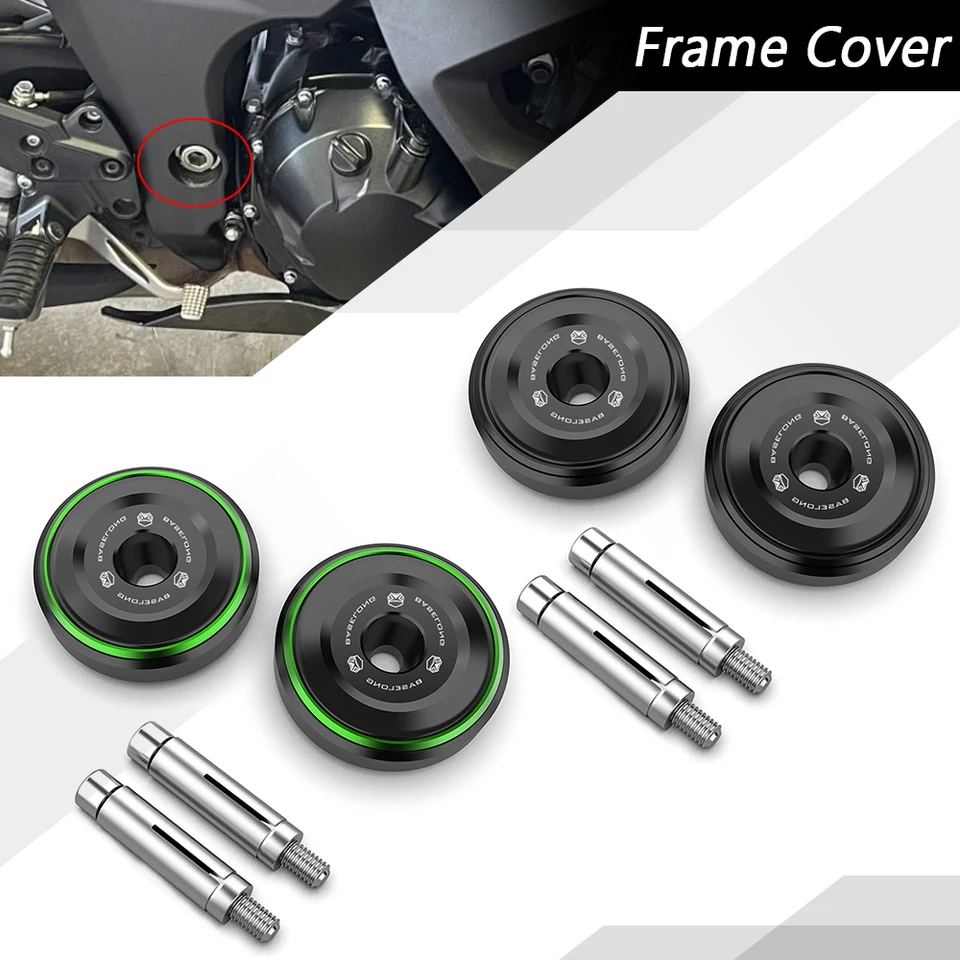 Motocyklové príslušenstvo rámový otvor krycí skrutkovače zdobenie zástrčiek pre Kawasaki Z1000 Z1000SX Ninja 1000 1000SX 2011-2021 2020