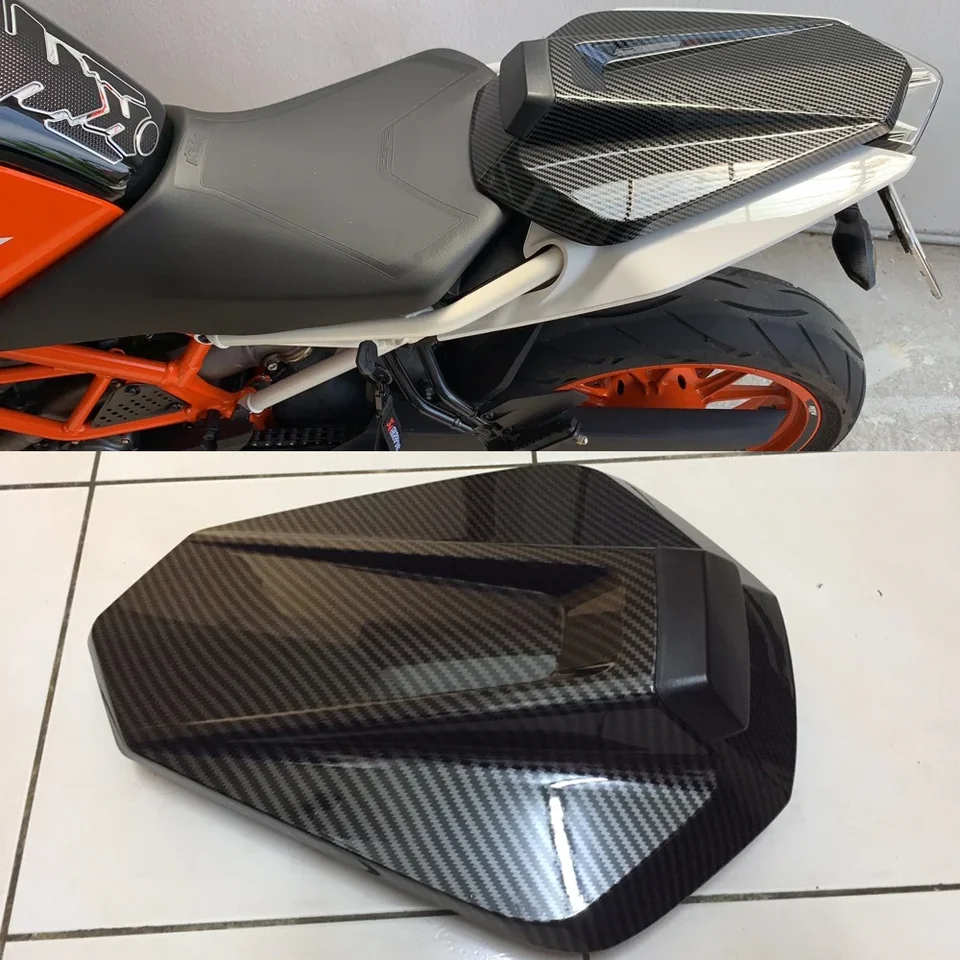 Motocyklové príslušenstvo Sedadlo Kryt kapotáže pre KTM Duke 390 250 125 2021 2020 2019 18 17 Zadné bilielne pre cestujúcich uhlíkové vlákna