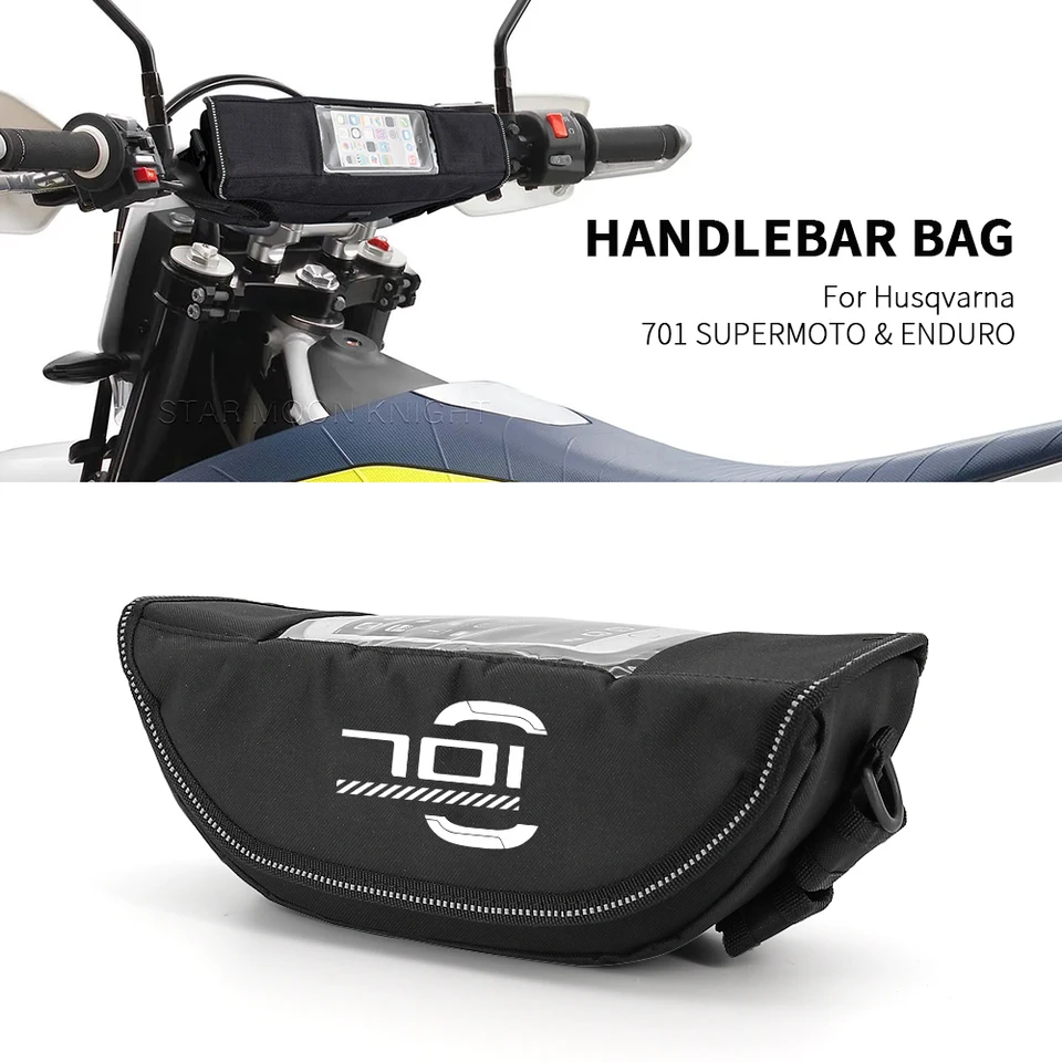 Motocyklové príslušenstvo Vodotesné tašky Storage Rovládanie vrecka Cestovné náradie pre husqvarnu 701 Supermoto a enduro