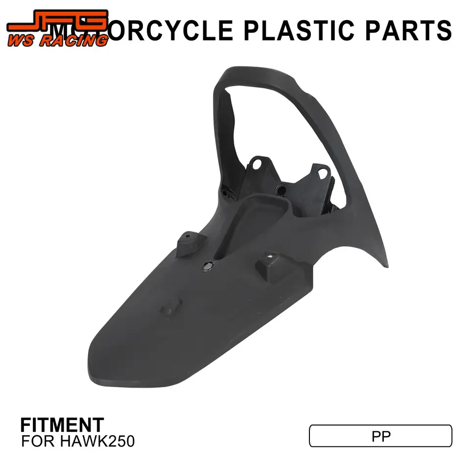 Motocyklové príslušenstvo Zadné kolesové blatníky Mudguards PP Plastový rám pre Honda Hawk250 Hawk 250