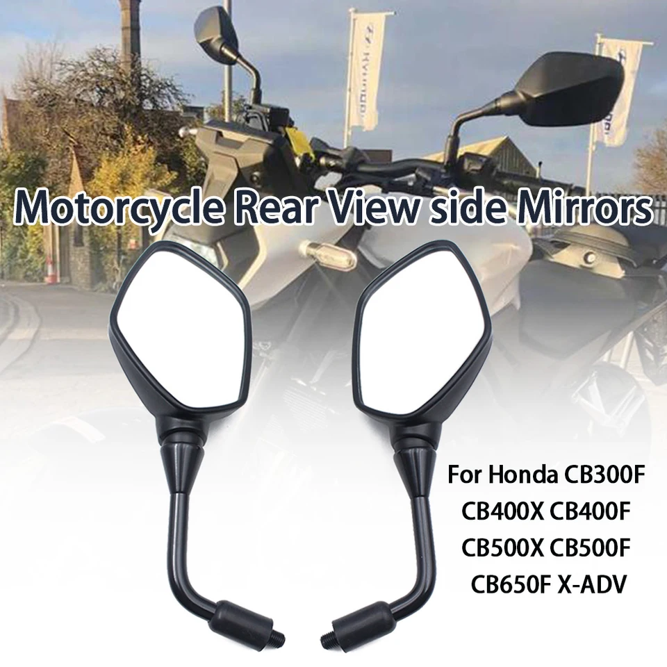 Motocyklové príslušenstvo Zrkadlá na otáčanie nastaviteľných zrkadiel pre Honda CB300F CB400X CB400F CB500X CB500F CB650F X ADV 750