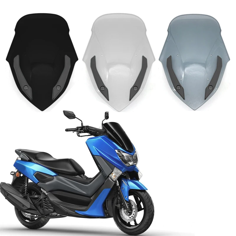 Motocyklové príslušenstvo čelné sklo čelného skla veterný štít Scret Screen Scret Flow Flow Flow Visor Fit for Yamaha N-Max125 NMAX 155 21-24