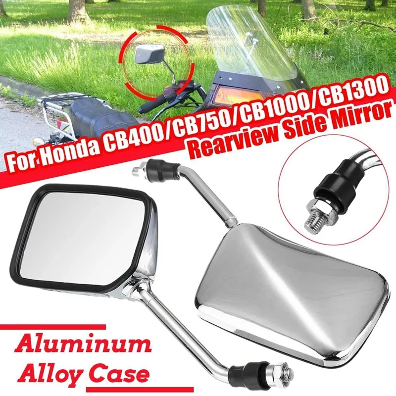 Motocyklové riadidlá Zadné zrkadlo Zadné zrkadlá spätného zrkadla pre Honda CB400 VTEC 1 2 3 4 CB-1 VTR250 CB VTR 400 CB750