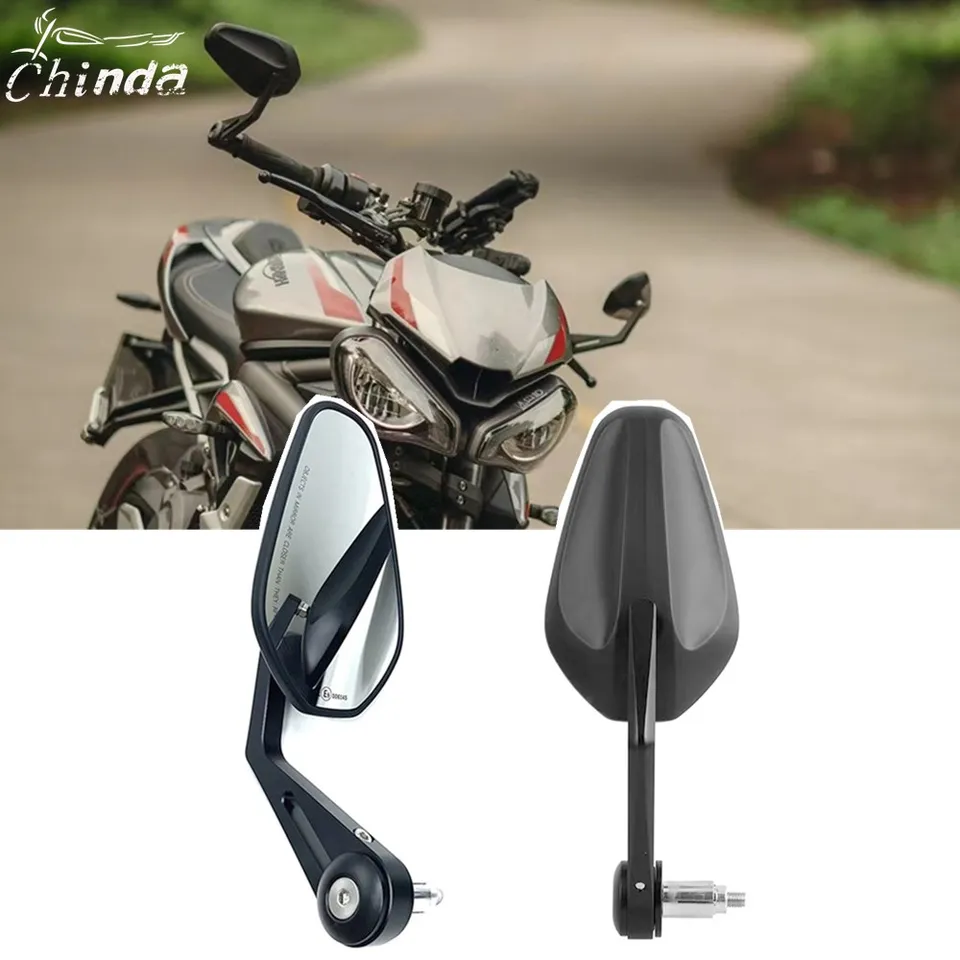 Motocyklové riadidlá zrkadlové zrkadlo Zadné zrkadlo pre Triumph Street Triple 765 RS RS 675 R RX Street Triple 660s