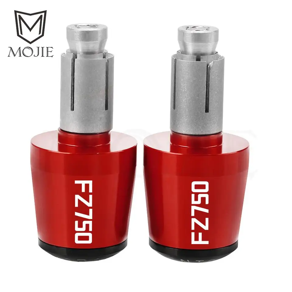 Motocyklové rukoväte rukovätia čiapky Hmotnica Partranti Vibration iluster Plug Ends pre Yamaha FZ750 FZ 750 1985-1988