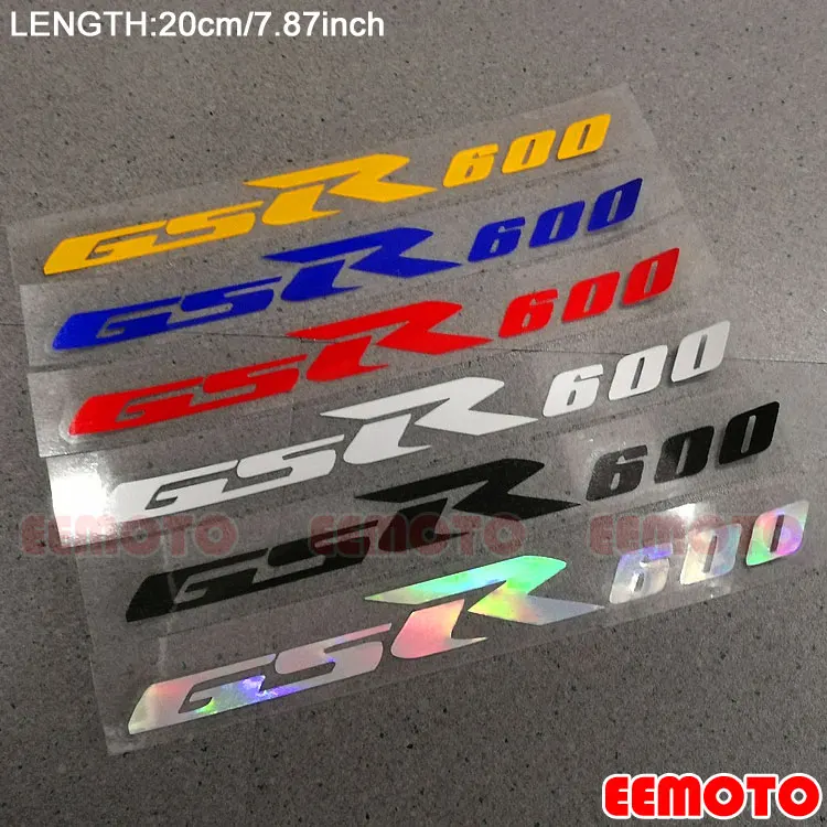 Motocyklové ráfiky kolesa na kapotáži prilby na prilbu Logo Logo Logo REFLESTICKÉ STÚDENIE PRE SUZUKI GSR 600 GSR600