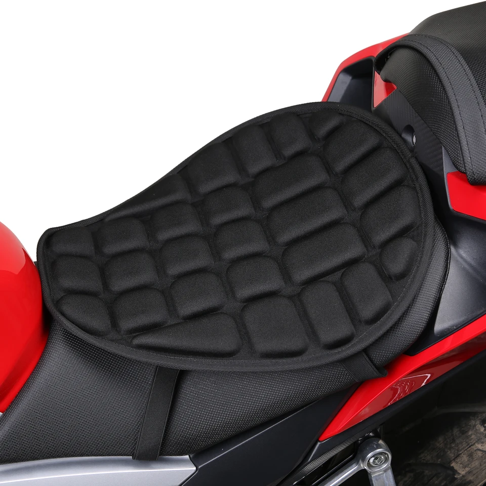 Motocyklové sedadlo vankúšiky priedušná tepelná izolačná vzduchová podložka Kryt proti opaľovaniu s opaľovacím krémom Elektrické bicykle Sedadlo