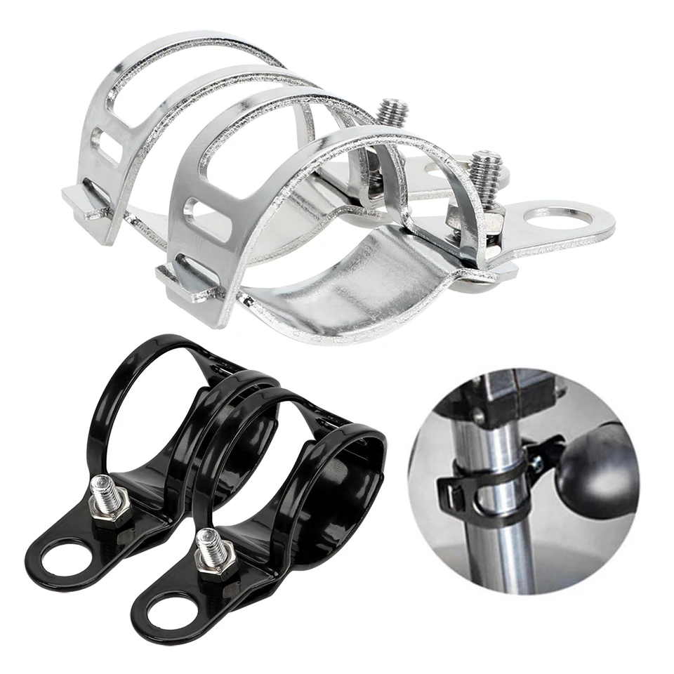 Motocyklové signálne svetlé držiaky kov 1Pair Turn Light Mount Držiak pre 27-31 mm predné vidlice Universal