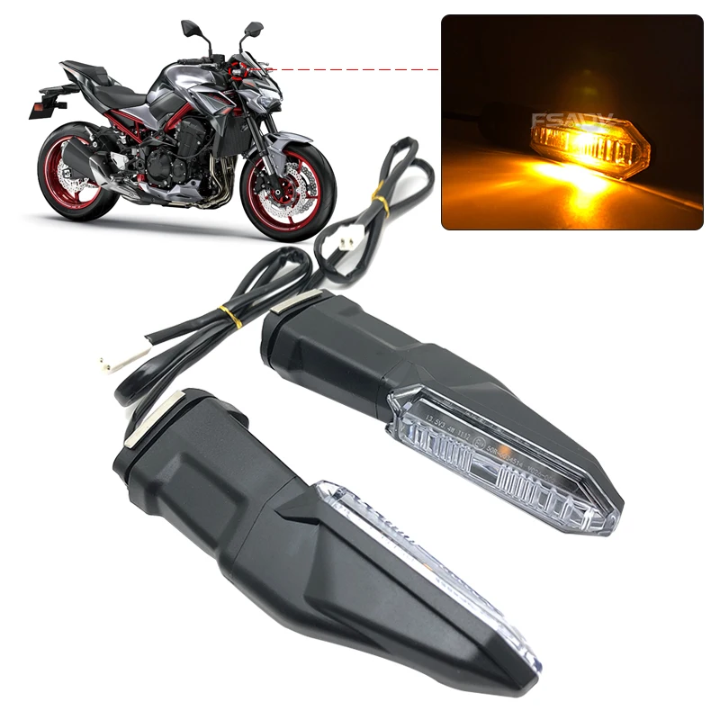 Motocyklové svetlo predného zadného zákruta signálu indikátor LAMP LED pre Kawasaki Z900 Z1000 Z800 Z750 Z650 Z300 Z400 Z125 Z900RS